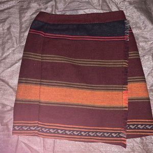 LOFT TRIBAL PRINT SKIRT